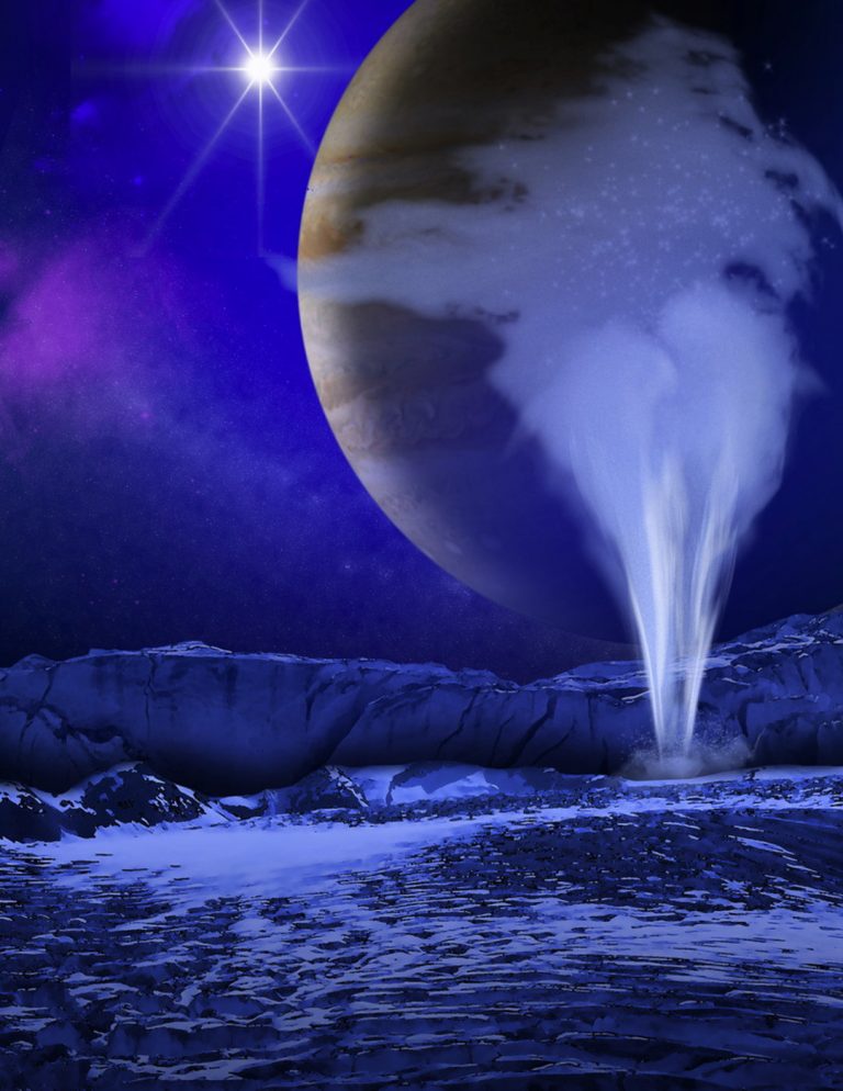 Záporozik a víz a Jupiter holdján
