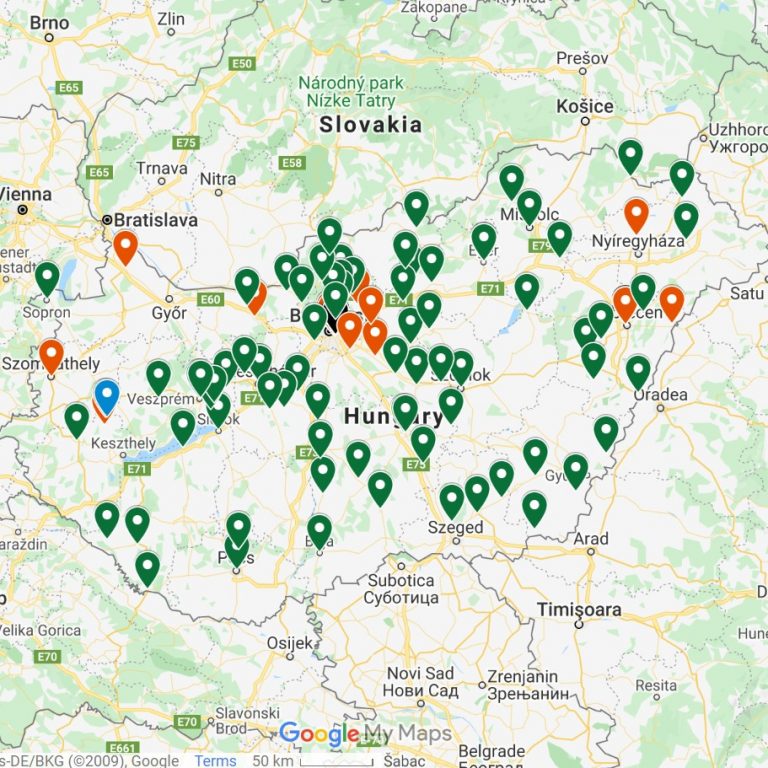 Itt a nemhivatalos magyar koronavírus-fertőzési térkép