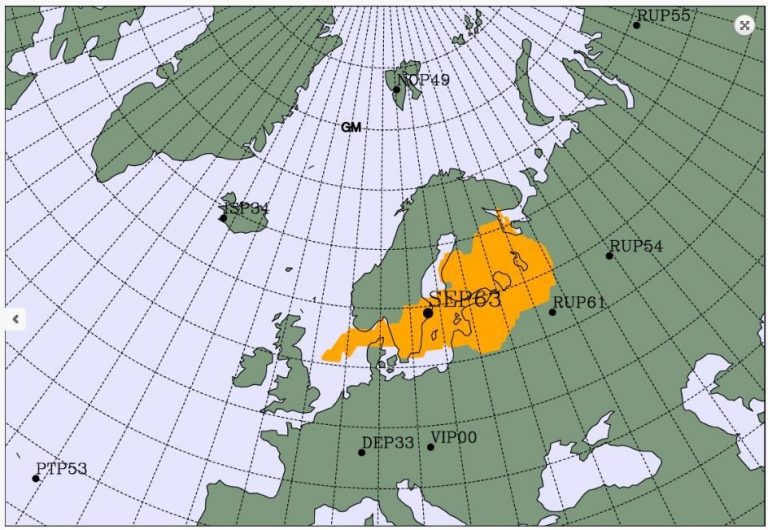 Ismét radioaktív felhő sodródik Észak-Európa fölé