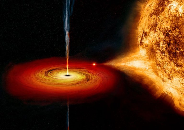 Látszólag a fénysebességnél is gyorsabb jetet lövellt az űrbe egy fekete lyuk