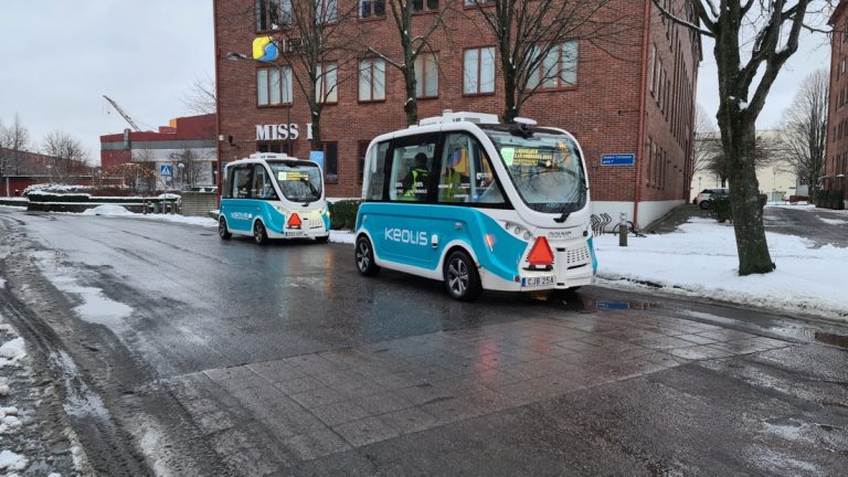 Göteborg öt hónapig teszteli az autonóm elektromos tömegközlekedést