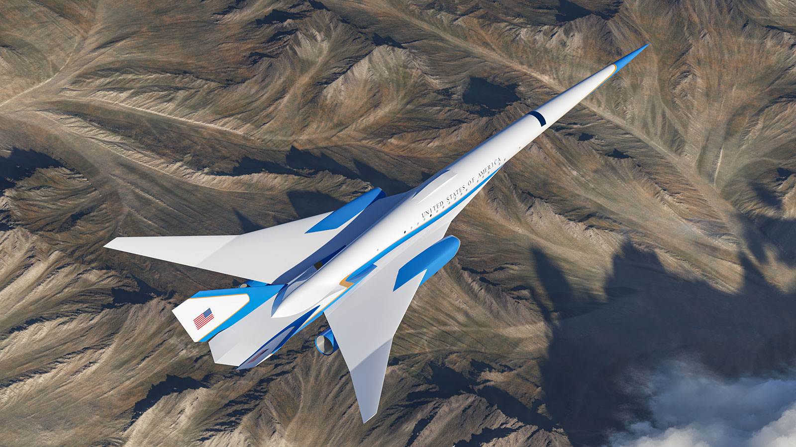Megmutatták a szuperszonikus gépet, ami az amerikai elnöki Boeinget fogja leváltani