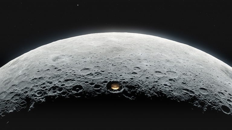 Kilométer széles teleszkóp épülhet a Holdon, hogy a kozmikus sötét kor után nyomozzon