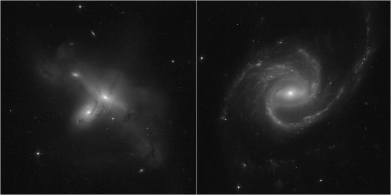 Szokatlan galaxisokról készítette a Hubble az első fotóit feléledése után