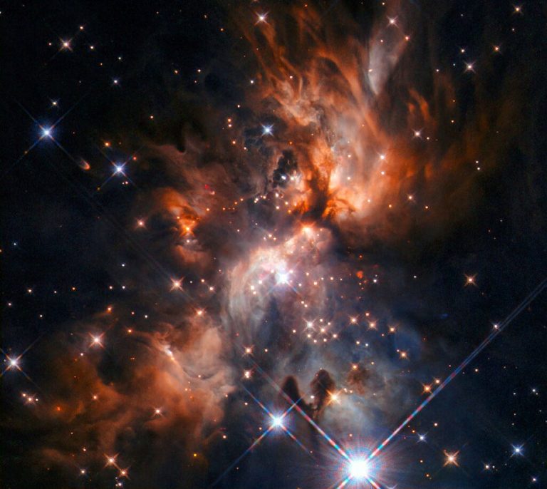 Csillagformáló porfelhőt örökített meg a Hubble űrtávcső