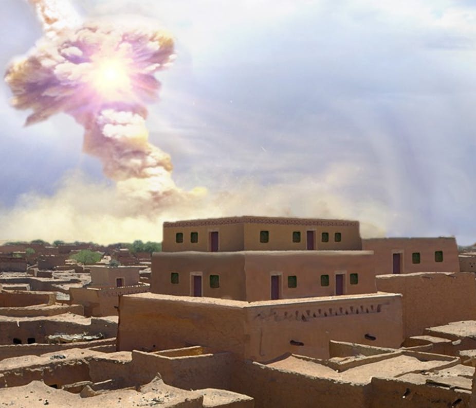 A bibliai Szodomával azonosított ősi várost és lakóit egy meteor robbanása pusztíthatta el