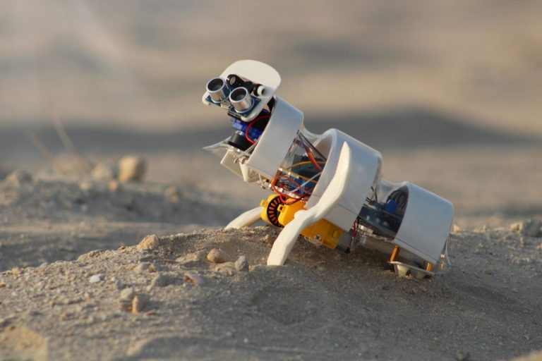 Éjszakánként a sivatagot járja egy autonóm robot, hogy oázissá alakítsa a tájat