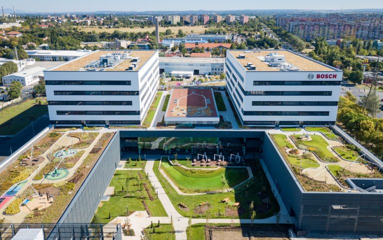 Önvezető technológiákat is fognak fejleszteni a Bosch 70 milliárd forintból felépített budapesti innovációs kampuszán