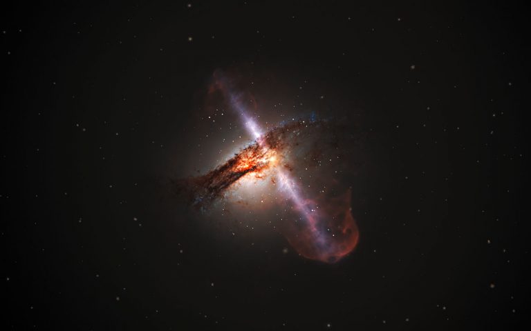 A különös aktív fekete lyuk, amely egyszer csak a Föld felé fordult