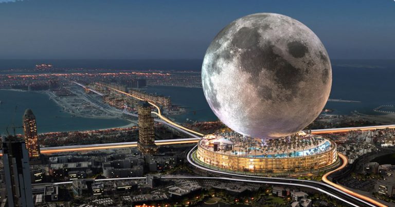 A dubaji, Hold alakú hotelben egy 10 ezer fős stadion is elfér majd