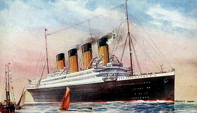 A Britannic, ami a Titanic testvérhajójaként szintén úszó luxushotelnek épült, de hadikórházként süllyedt el