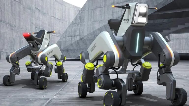 A Suzuki legszokatlanabb járműve a motorkerékpárt ötvözi egy robottal