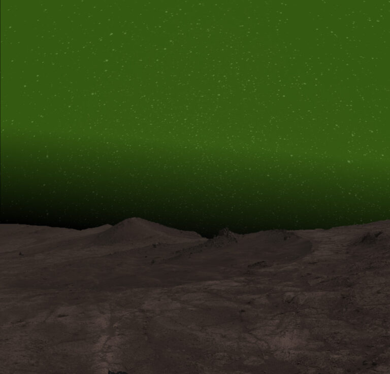 Először sikerült megfigyelni, ahogy zöld színben ragyog az éjszakai égbolt a Marson