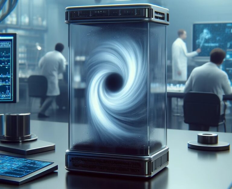 Akkumulátor egy apró, mindössze kilogrammos fekete lyukból