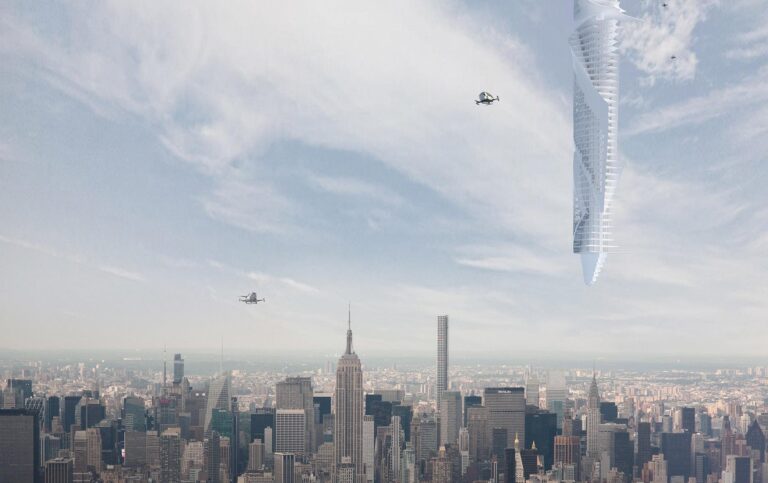 Az aszteroidáról fejjel lefelé lógó felhőkarcoló, amit New Yorkba álmodtak