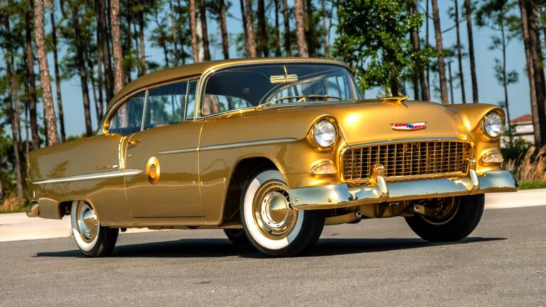 A GM hivatalos, három arany Chevy Bel Air-jének az izgalmas rejtélye