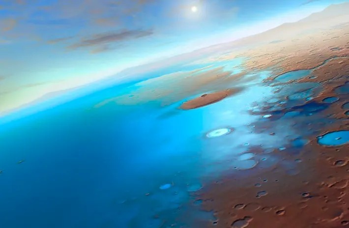 Mars may have been a “vacation beach” for a long time