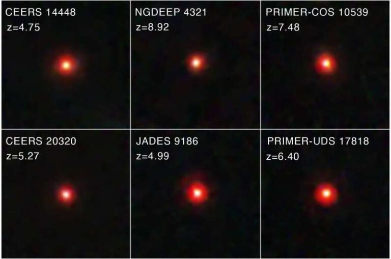 Megfejtették a JWST egyik nagy rejtélyét: a „kis vörös pöttyök” valójában fekete-lyuk-bölcsők